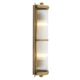 Wall Lamp Glorious XL - Matte brass finish | clear glass - - Decor - Tipplergoods