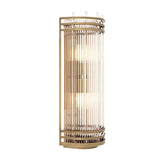 Wall Lamp Gulf L - Antique brass finish | clear glass - - Decor - Tipplergoods