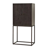 Wine Cabinet DeLaRenta coffee oak veneer - Furniture - Tipplergoods